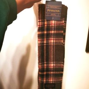 Pendleton's plaid scarf